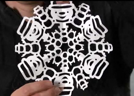 Make a Snowflake! Inspiring DIY Project