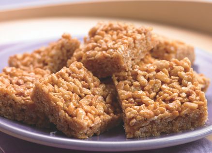 Dessert recipes: Crispy Peanut Butter Squares