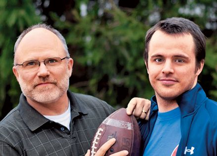 Jay Payleitner and his son Randy