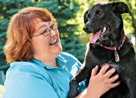 Patty Huntsman and Lydia, who helped to bolster her faith and calm her fears.