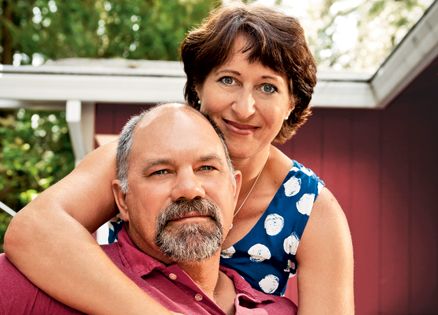 Marci Seither and her husband, John