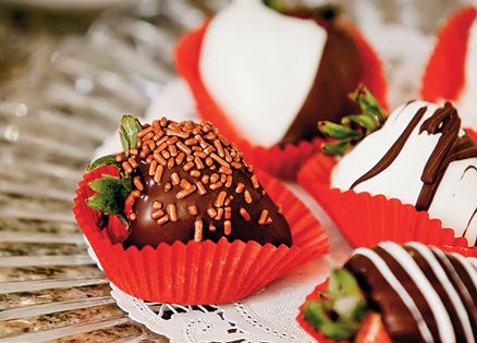 Shari's chocolate-dipped strawberries