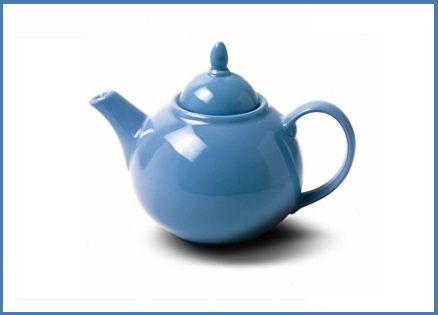 blue teapot