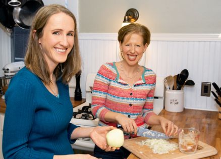 Maura McKeegan (left) and her friend Emily