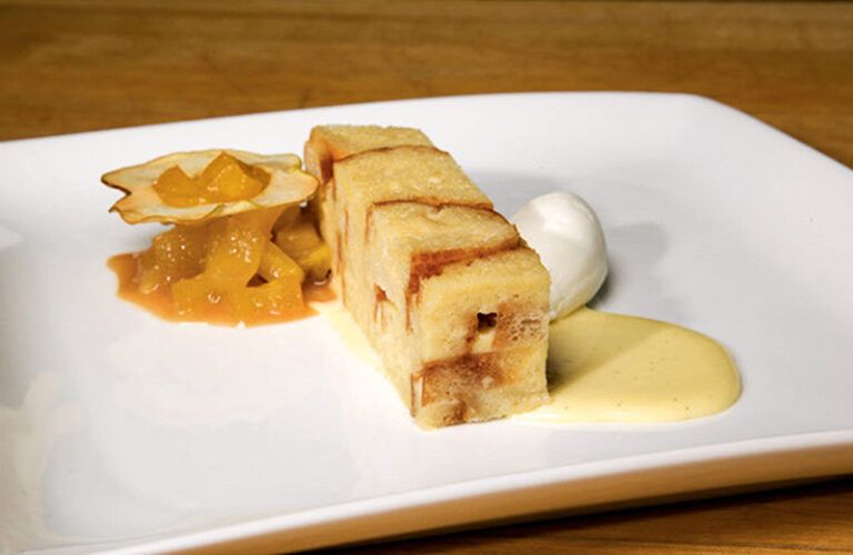 Lance Nitahara's bread pudding