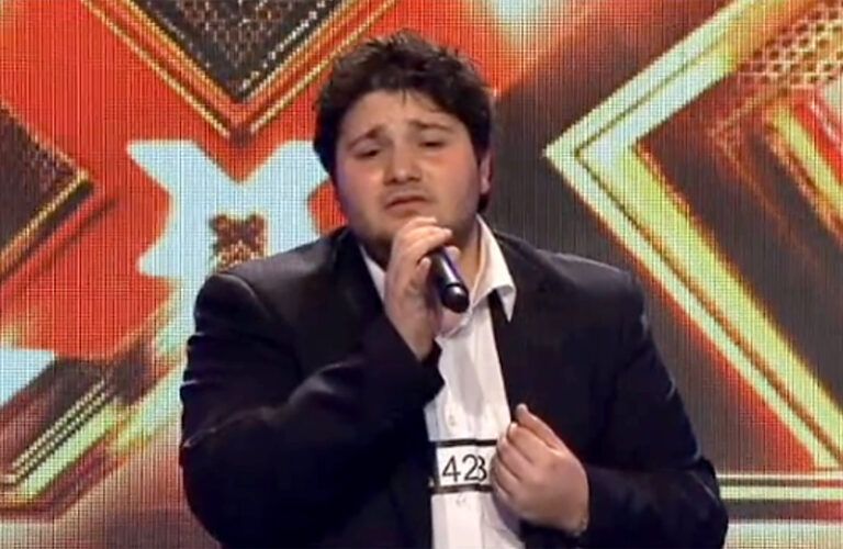 Mher Balian performs on "The X Factor: Australia."