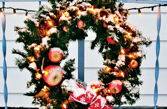 A Christmas wreath