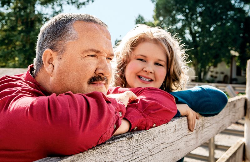 Brian Brown with his daughter Heather