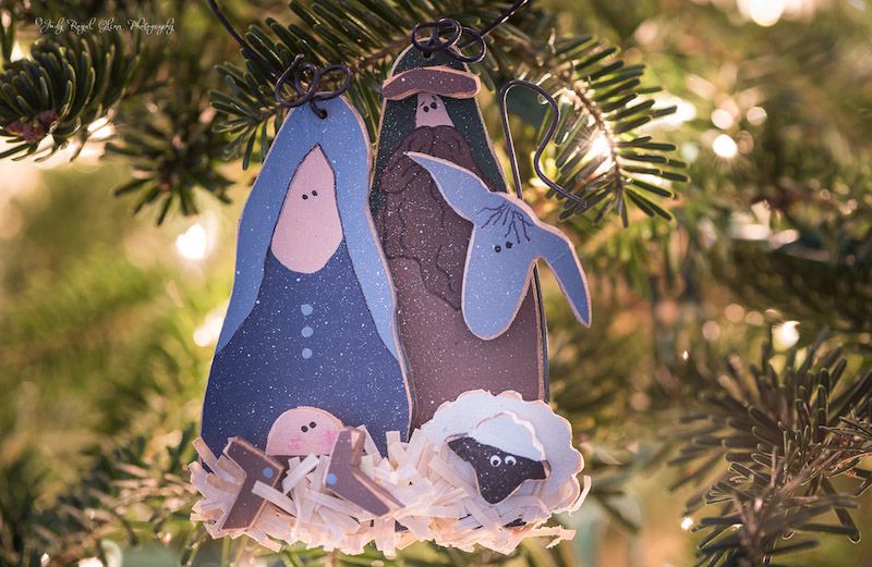 Mary and Joseph ornament. Photo by Judy Royal Glenn.