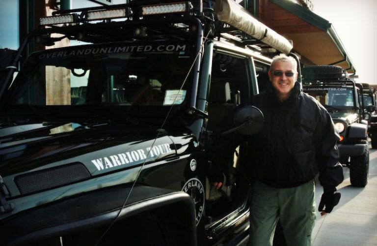 Justin Kingsland, founder of Warrior Tours. Photo by Edie Melson.