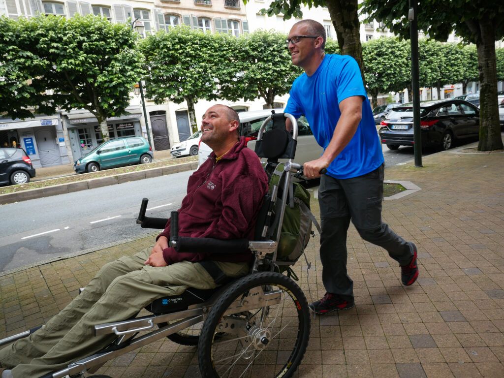 Patrick Gray and Justin Skeesuck on the Camino de Santiago