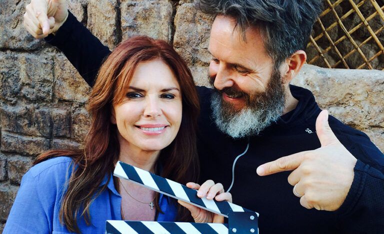 Roma Downey and husband Mark Burnett