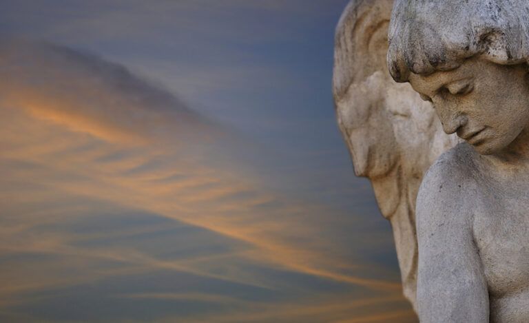 Angel at twilight. Photo: Thinkstock.