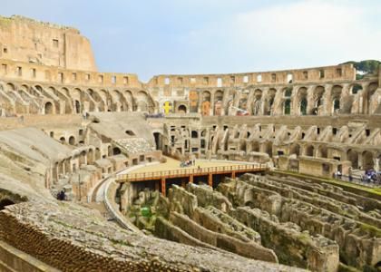 Inside the Colosseum