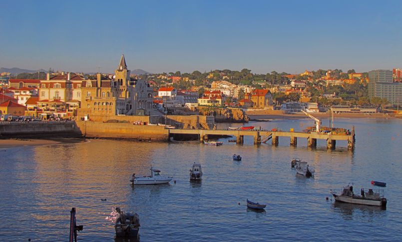 Cascais Bay, a scenic coastal resort on the “Portuguese Riviera.”