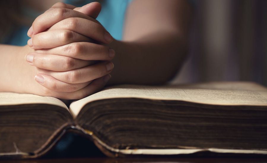 Hands at prayer.