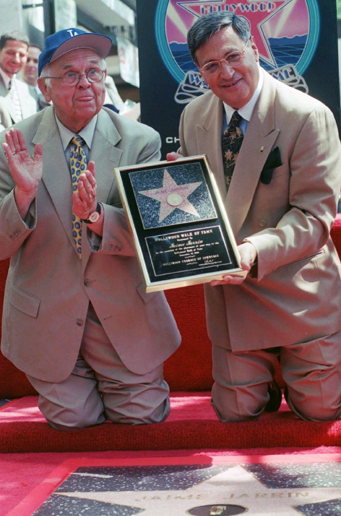 Jaime is awarded a star on the Hollywood Walk of Fame