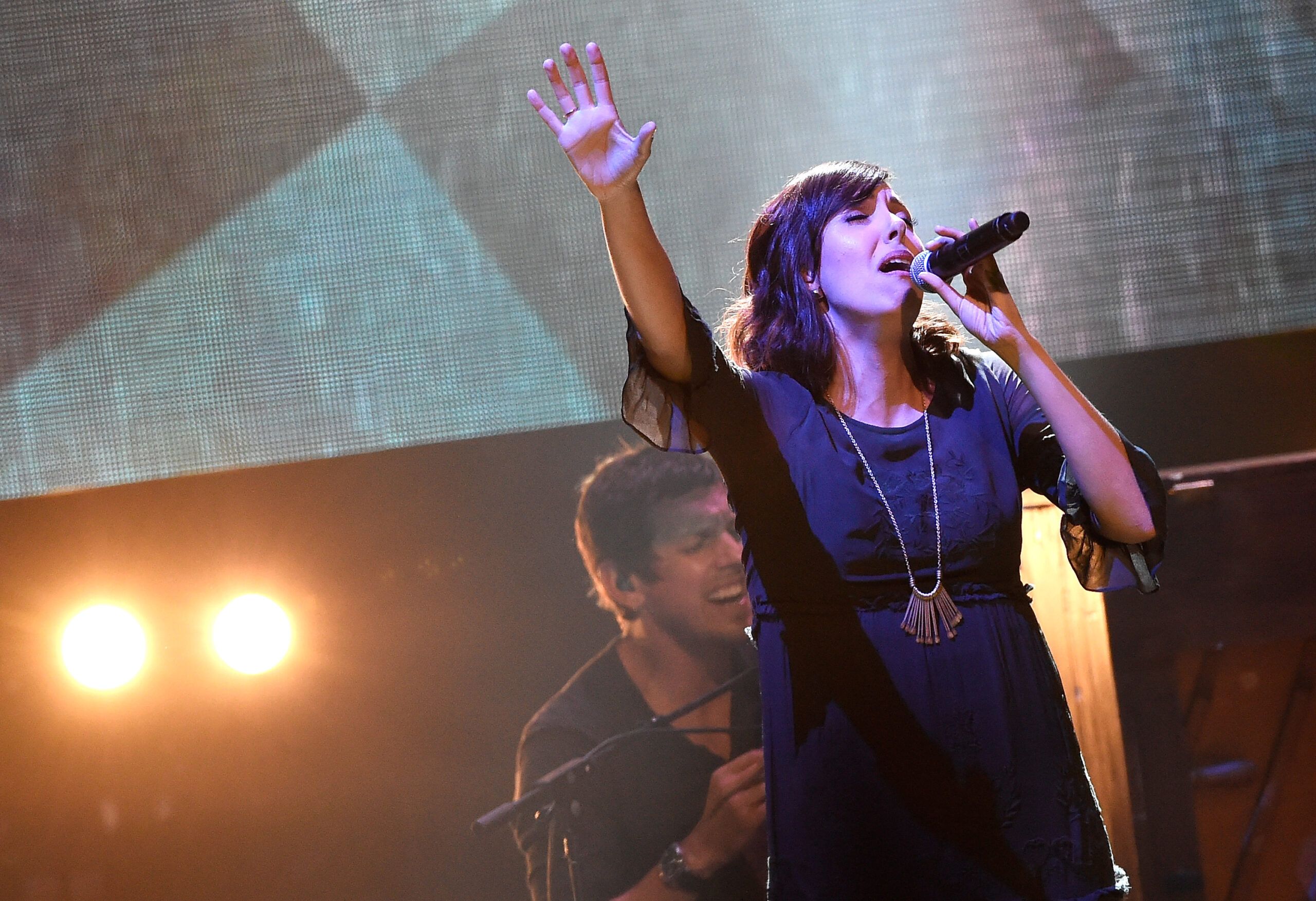 Francesca Battistelli performs at the K-LOVE Fan Awards