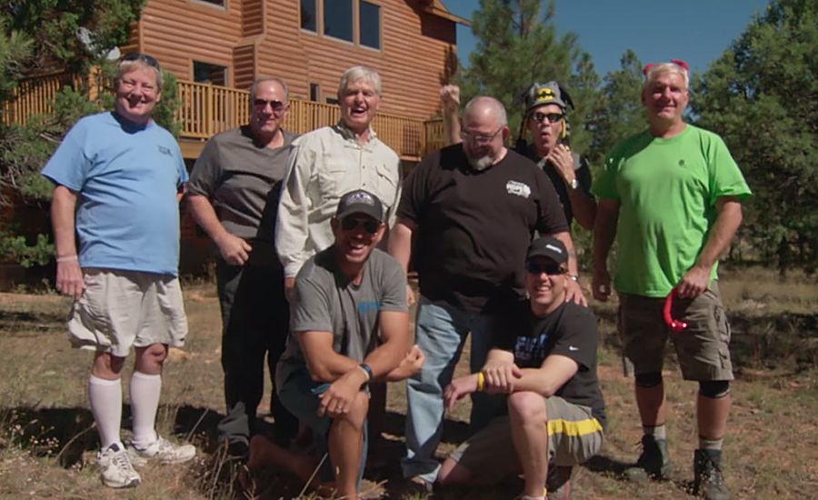 Seven cancer survivors learned the power of saying "yes" while rock climbing together for the first time in Arizona.