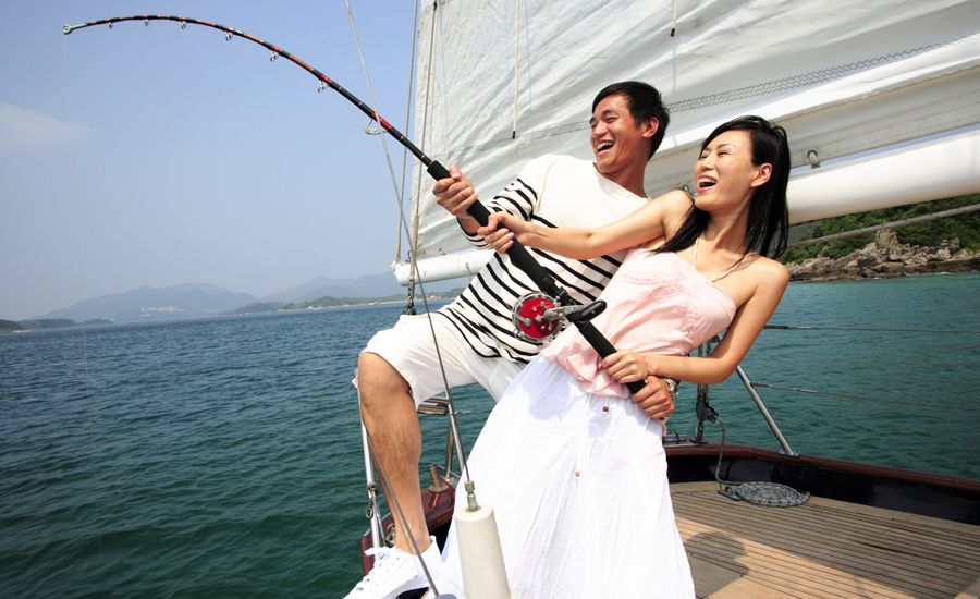 man and woman fishing for 12 prayers for summer