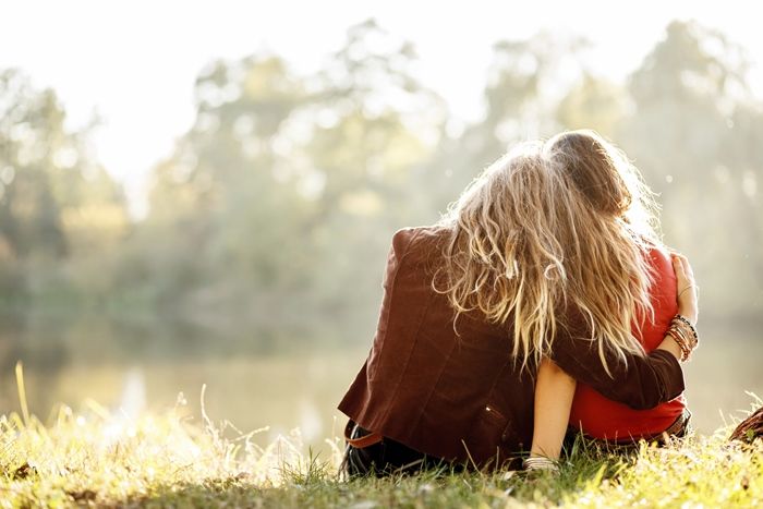 A woman forgiving for Be an Angel Day