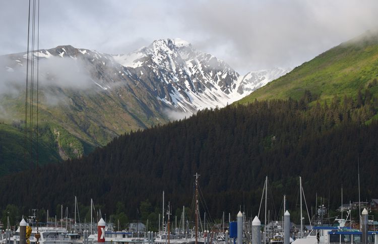 Seward Harbor in Alaska