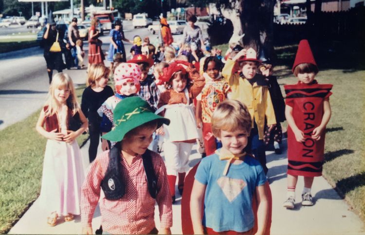 Guideposts: A four-year-old Jason dresses as Superman in a  preschool Halloween parade.