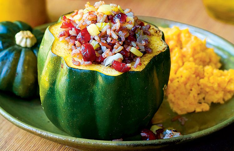 Guideposts: Squash Stuffed with Rice Medley