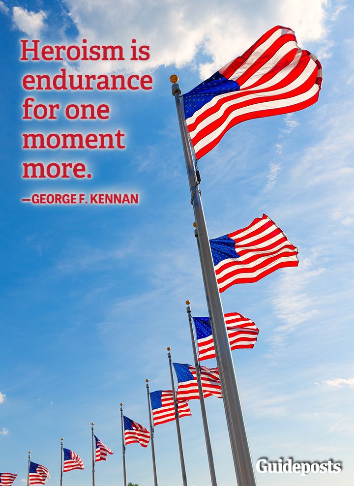 Perseverance quote George Kennan heroism enduring