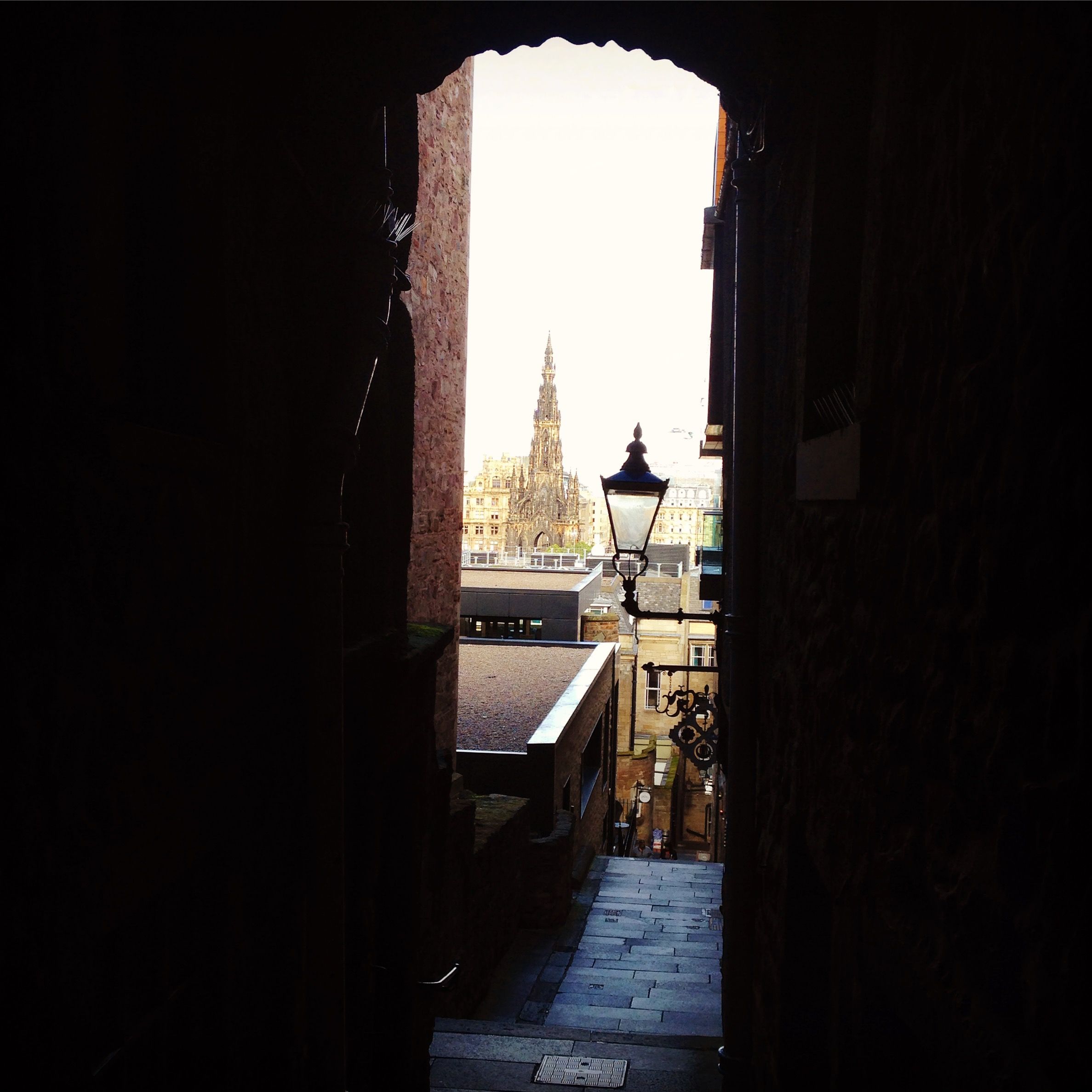 The Old Town of Edinburgh, Scotland, is filled with dark and mysterious closes, aka alleyways.