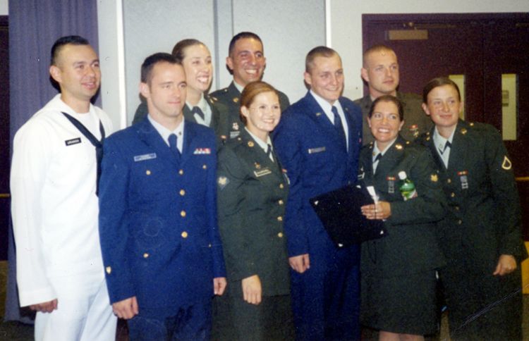 Guideposts: Allison (center, in green) with her fellow Basic Public Affairs Specialist—Writers graduates