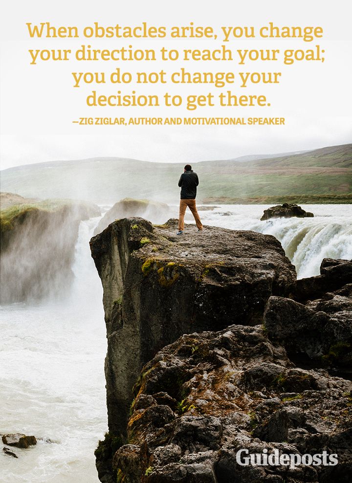 Change Quote Zig Ziglar Obstacles direction goal decision