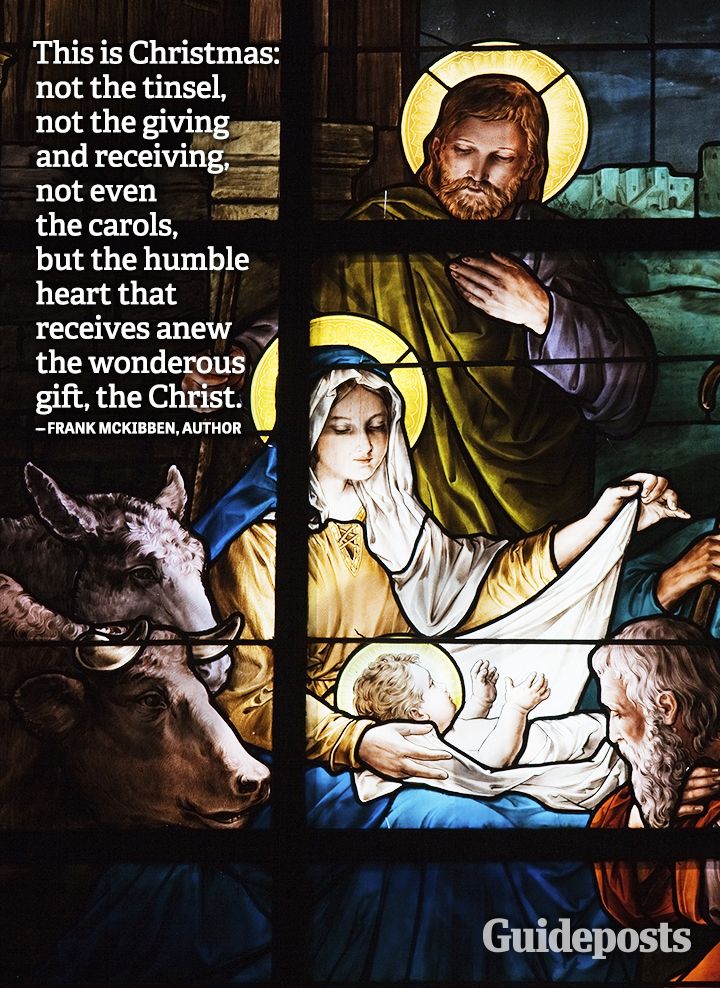 Spiritual Christmas Quote Frank McKibben humble heart Christ