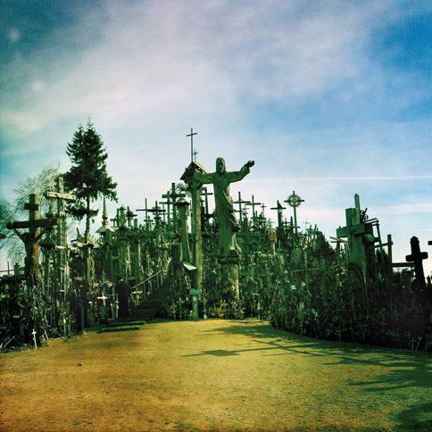 Kryžių Kalnas (The Hill of Crosses), near Šiauliai, Lithuania