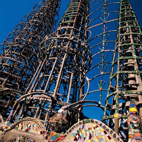 The Watts Towers of Los Angeles