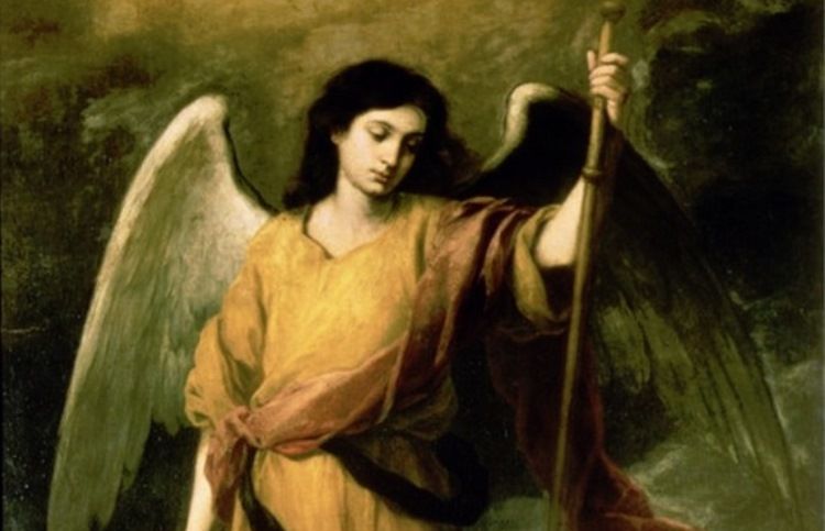 Saint Raphael the Archangel by Bartolomé Esteban Murillo