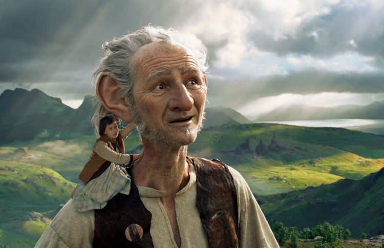 Mark Rylance in The BFG