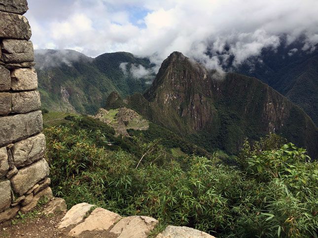 While walking up towards the Sun Gate, Katie stopped often to soak in the breathtaking vistas.