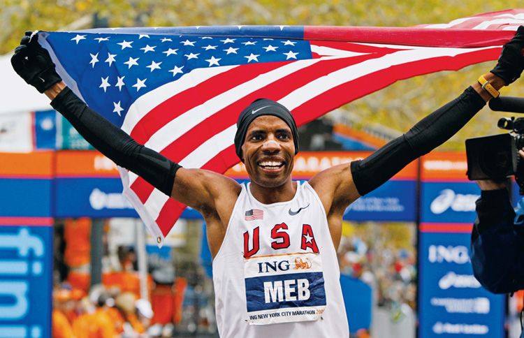 Marathon runner Meb Keflezighi