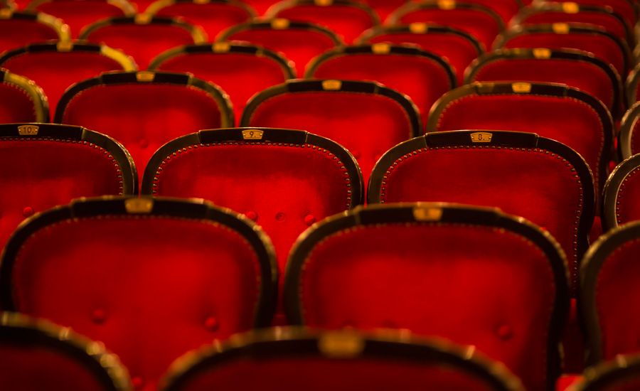 Old theatre seats