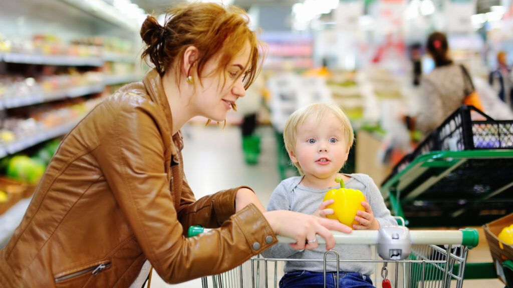 A blessing in a grocery store line.