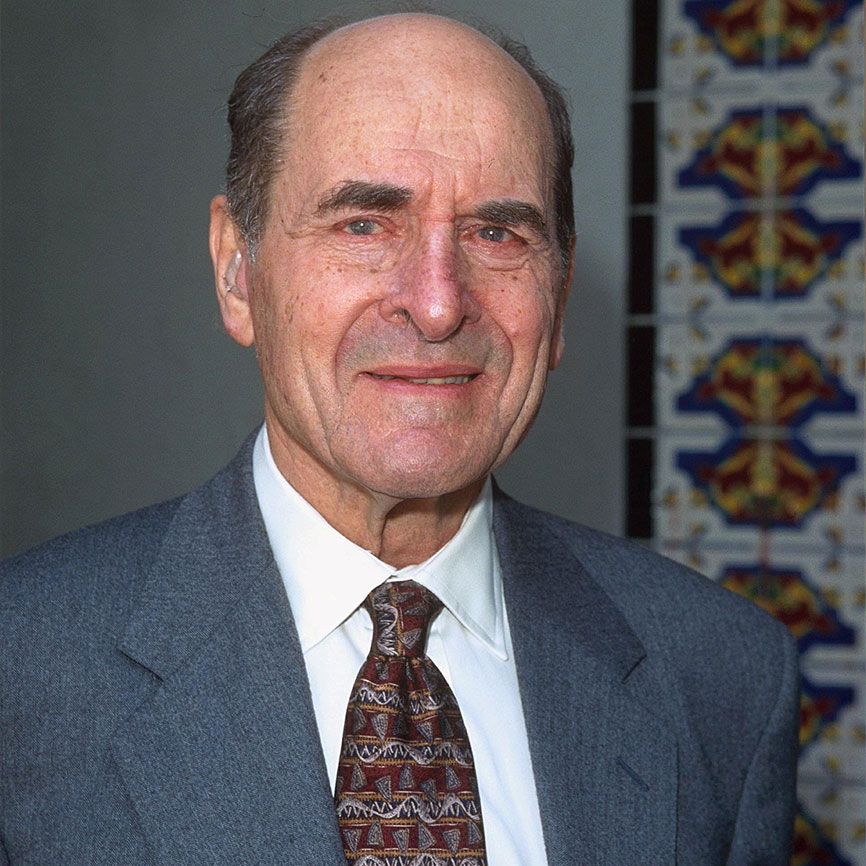 Dr. Henry J. Heimlich, creator of the life-saving Heimlich maneuver