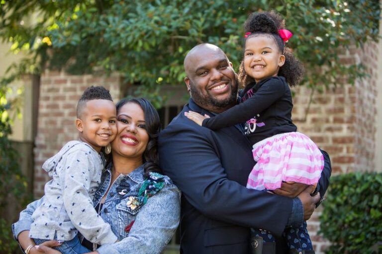 Pastor John Gray and his family