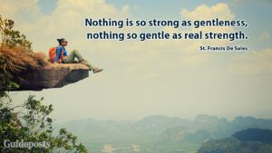 Nothing is so strong as gentleness, nothing so gentle as real strength.