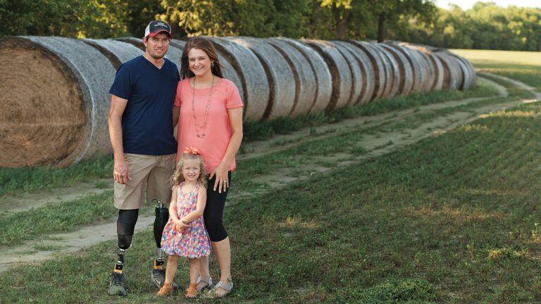 Zach and Jodi Short, with their daughter, Brynlee