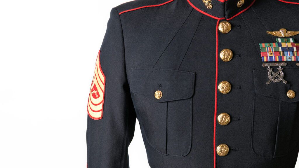 Marine dress blues