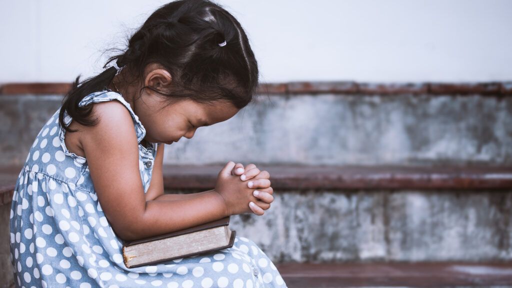 Child praying