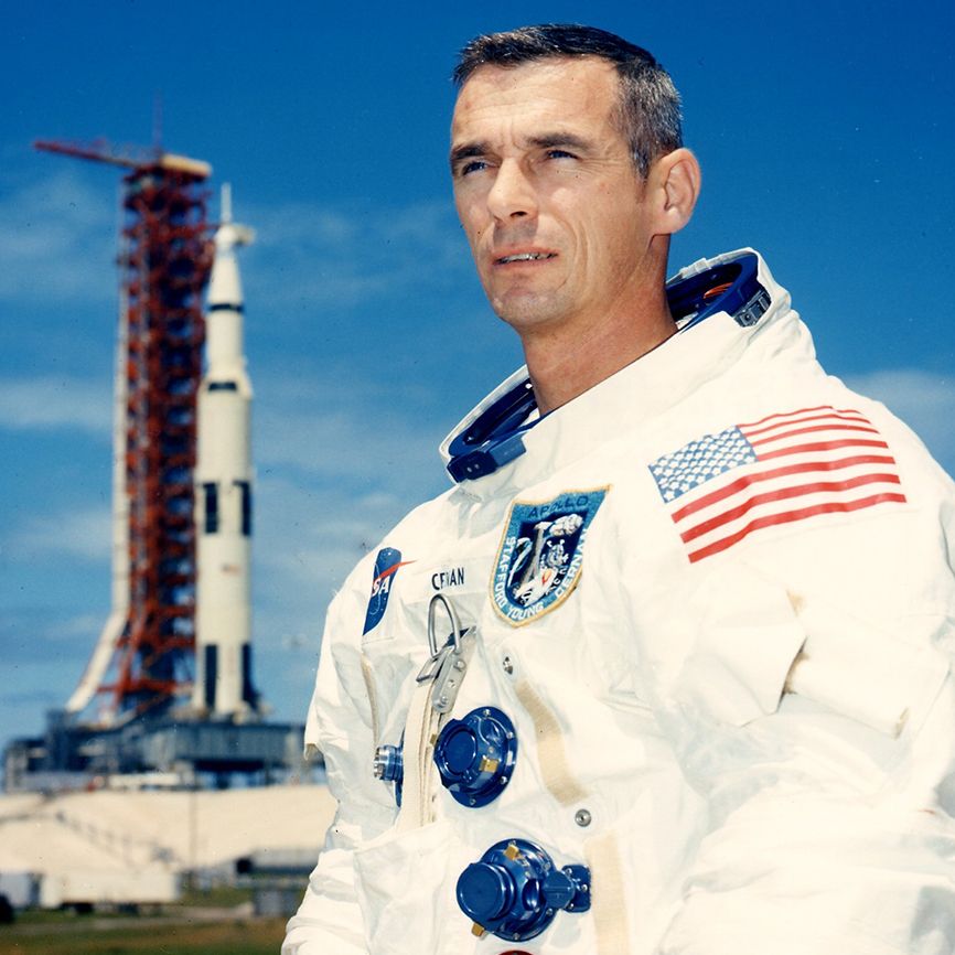 Astronaut Eugene Cernan