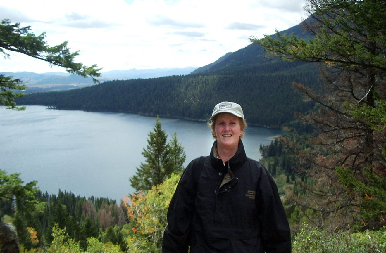 Wyoming's majestic Grand Teton National Park boasts some two hundred miles of hiking trails.