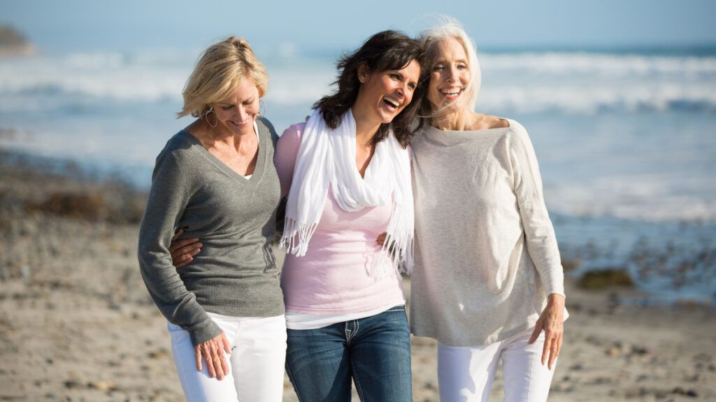 Friends at the beach